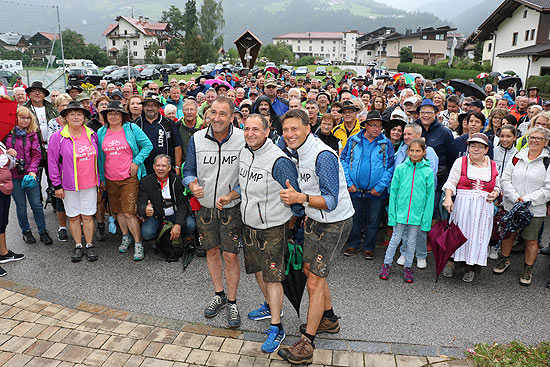 Fanwanderung mit "Die Zillertaler Haderlumpen" am 10.08.2018 (©Foto: Martin Schmitz)